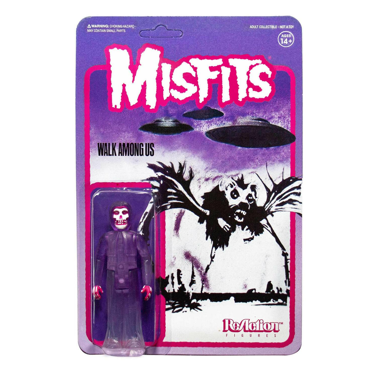 Misfits 3.75 Inch Reaction Figure | The Fiend | Walk Among Us | Purple