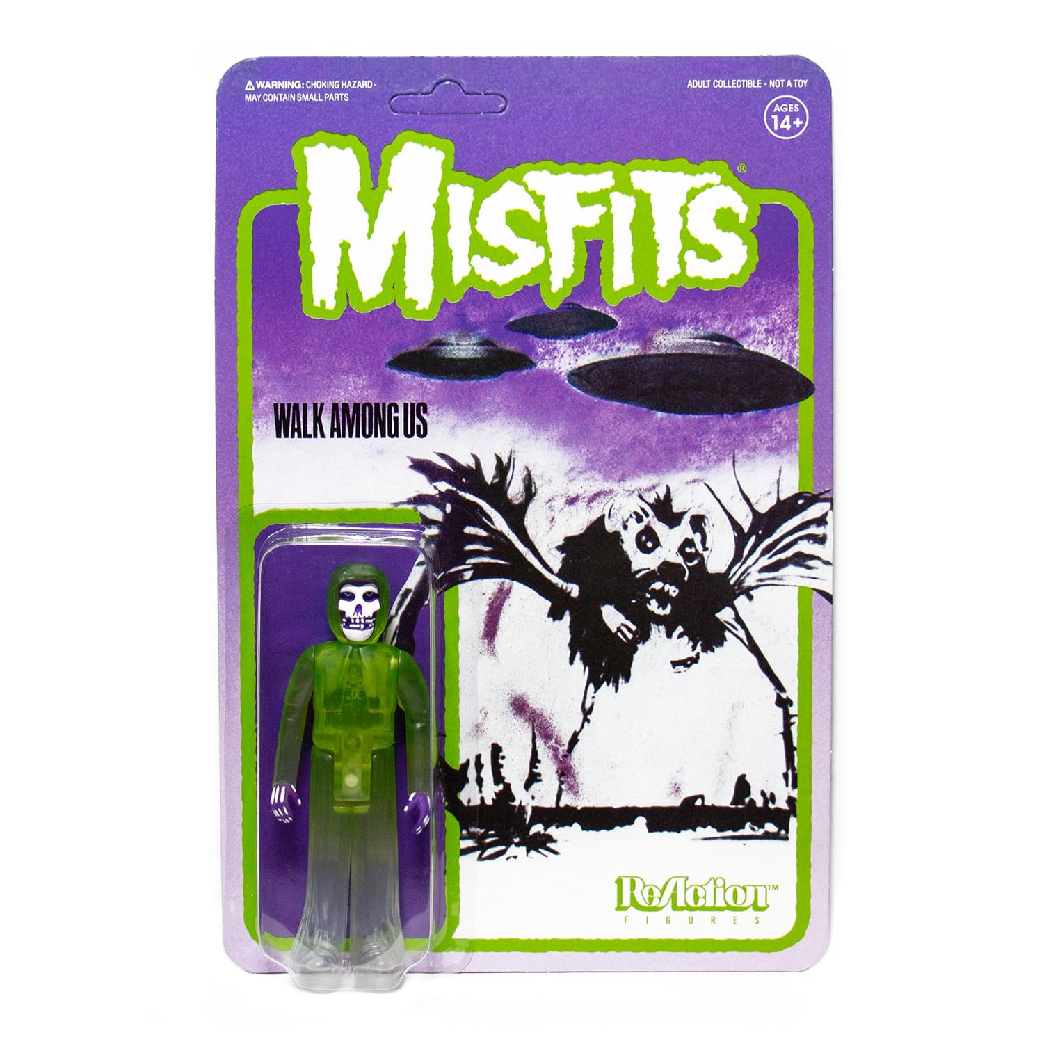Misfits 3.75 Inch Reaction Figure | The Fiend | Walk Among Us | Green