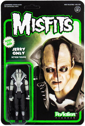 Misfits 3.75 Inch Reaction Figure | GITD Jerry Only | Black Series