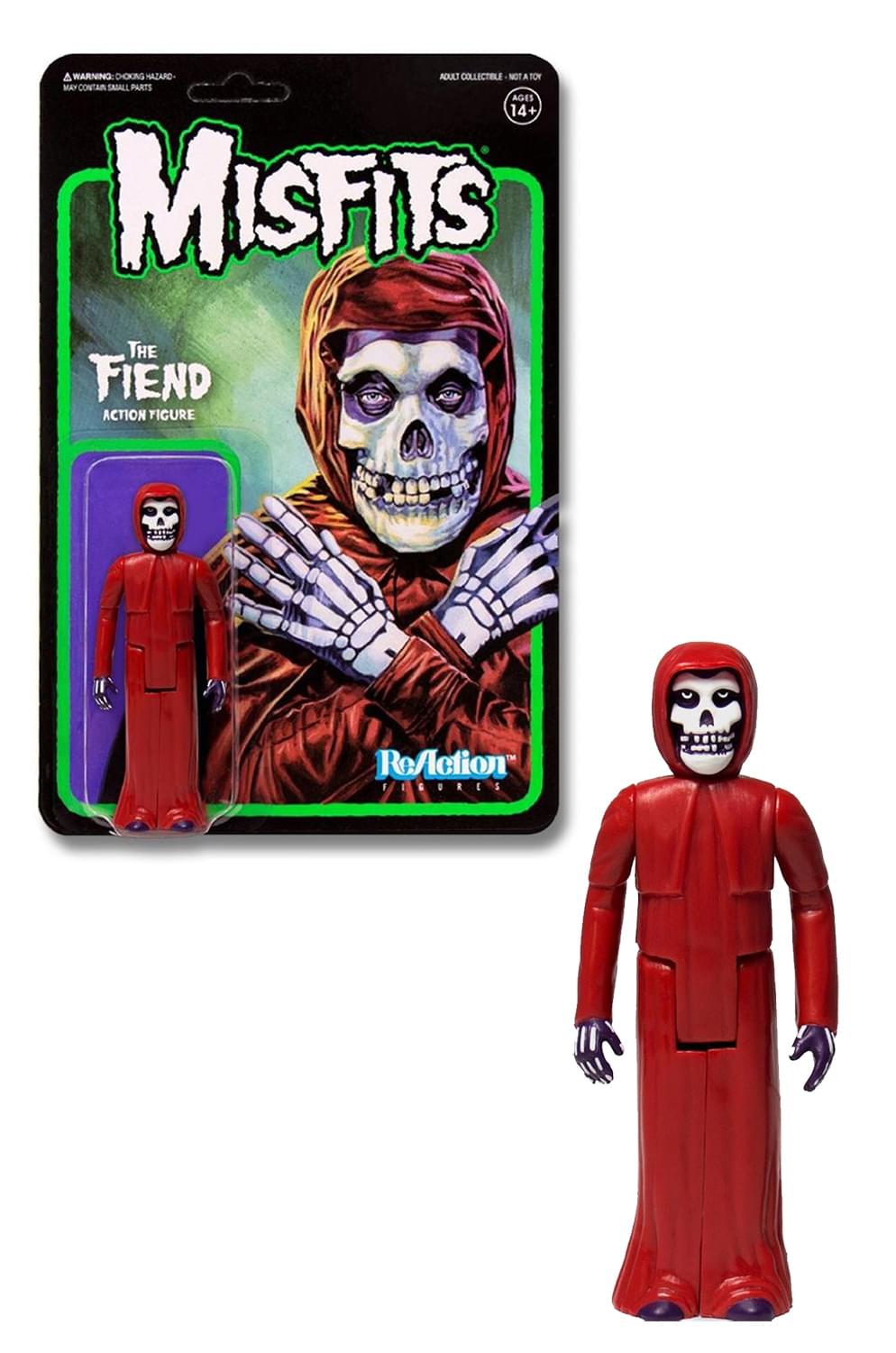 Misfits 3.75 Inch Reaction Figure | The Fiend | Crimson Red