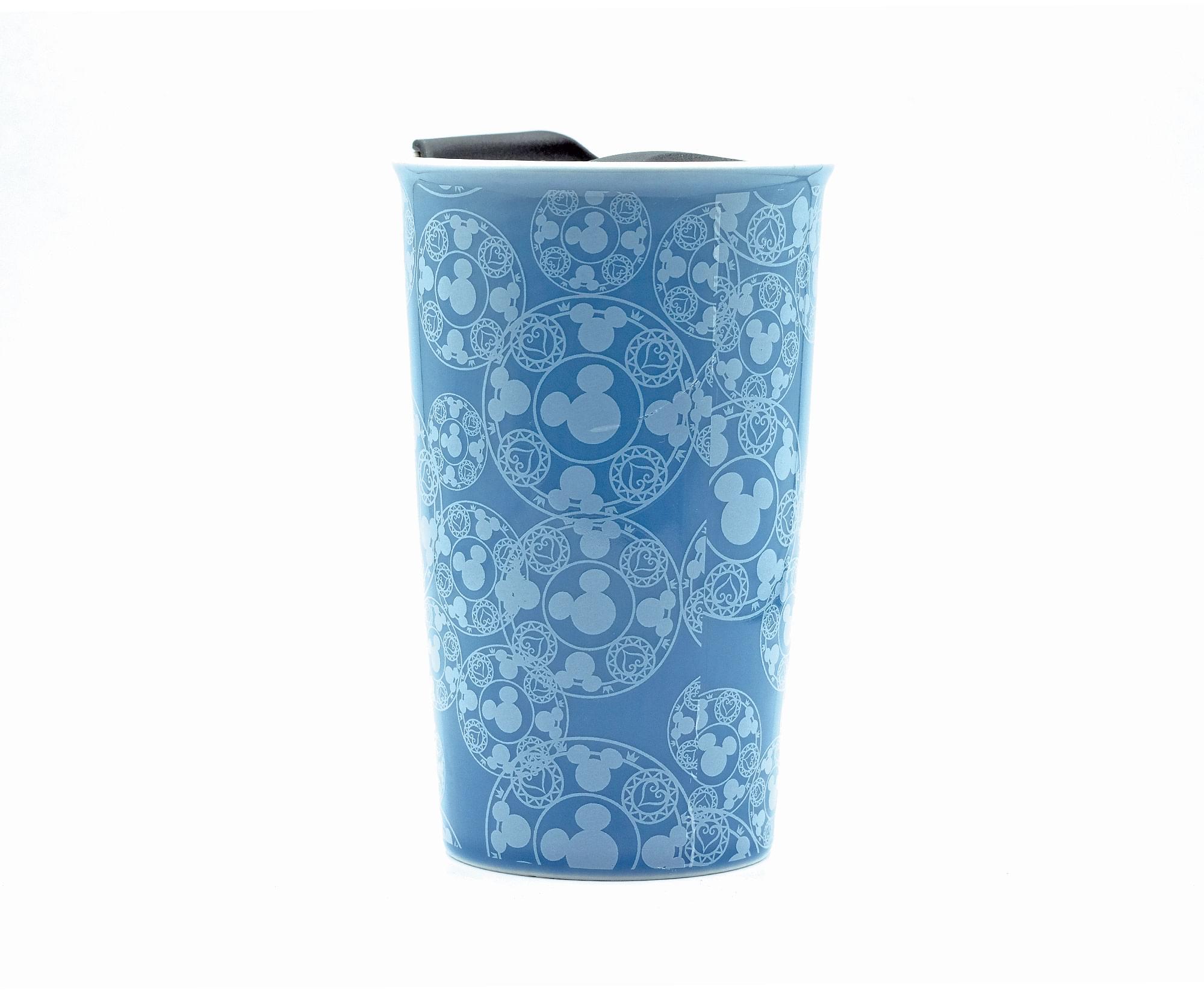 Kingdom Hearts Guiding Key Ceramic Travel Mug with Lid | Holds 10 Ounces