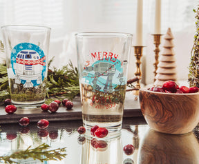 Star Wars Holiday Fun 16-Ounce Pint Glasses | Set of 4