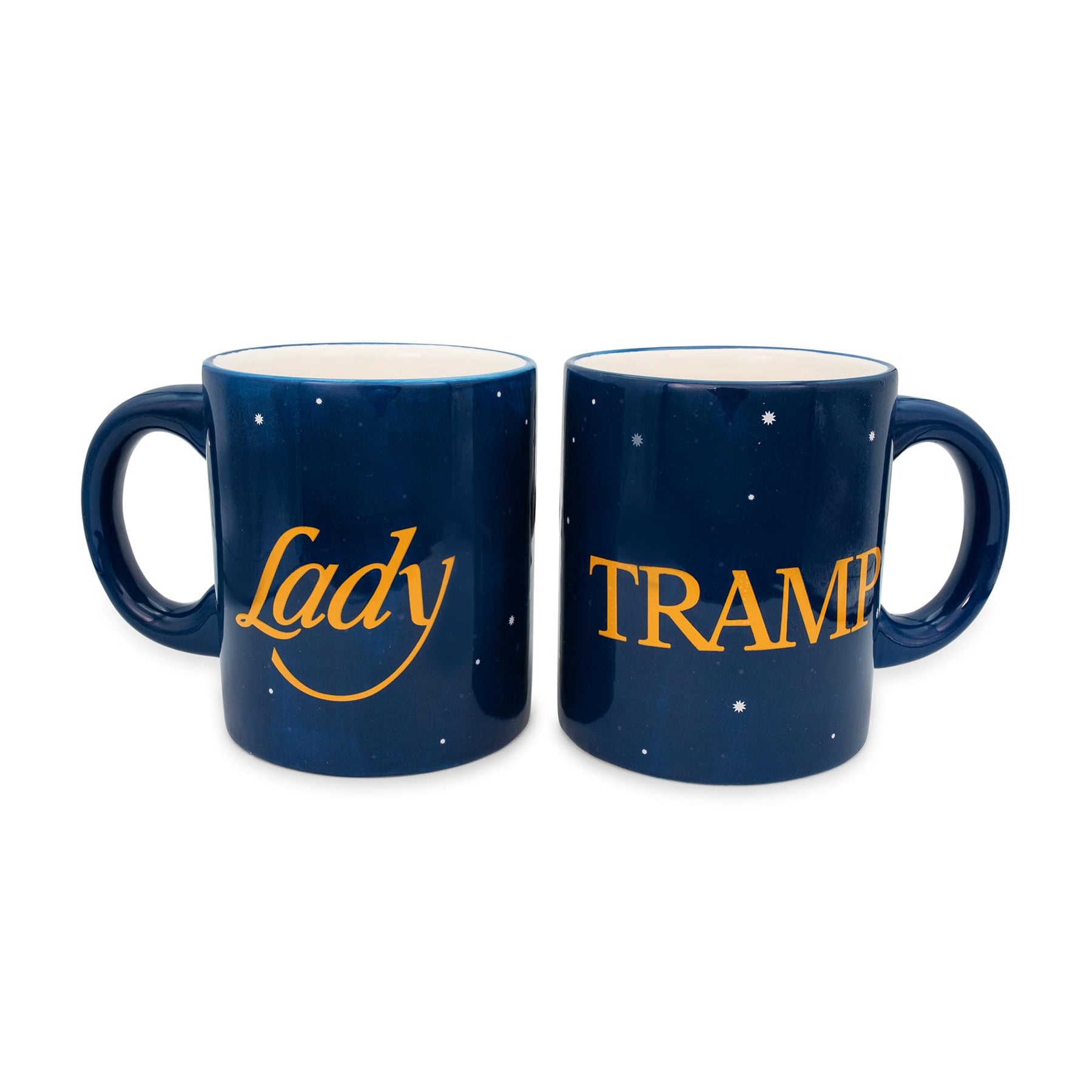 Disney Lady and the Tramp Starry Sky 20-Ounce Ceramic Mugs | Set of 2
