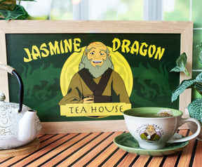 Avatar: The Last Airbender Jasmine Dragon Tea House Hanging Sign Framed Wall Art