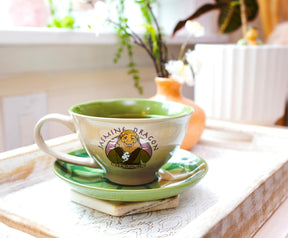 Avatar: The Last Airbender Jasmine Dragon 12-ounce Ceramic Teacup and Saucer Set