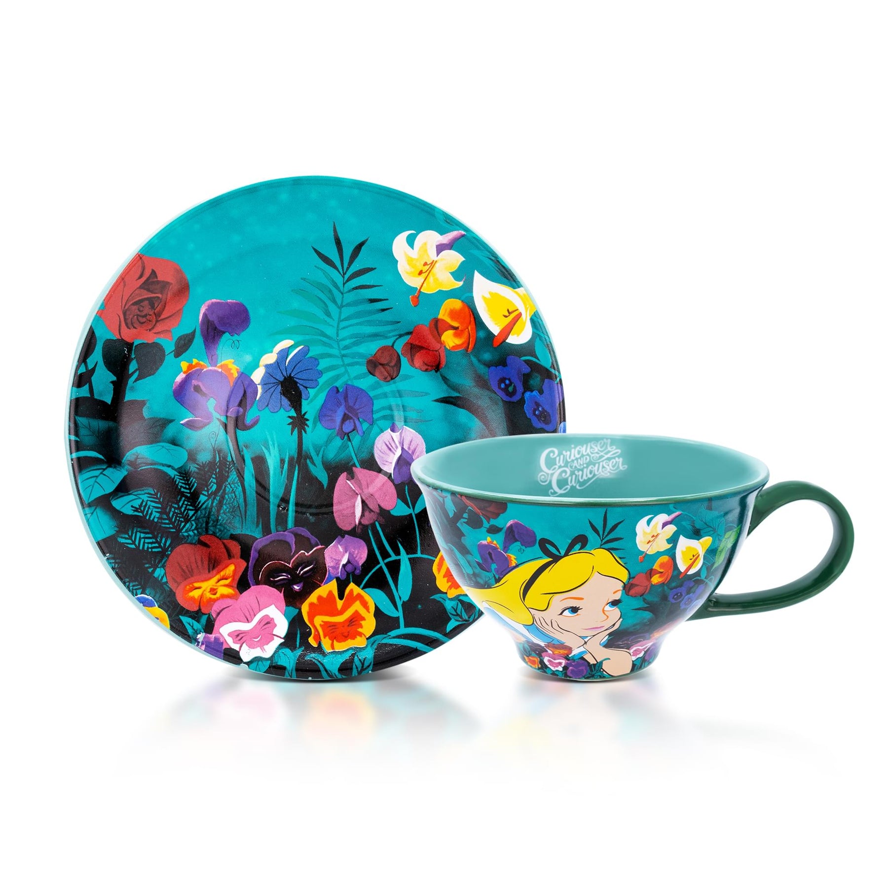 Disney Alice In Wonderland Ceramic Teacup and Saucer Set | SDCC 2022 Exclusive