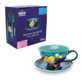 Disney Alice In Wonderland Ceramic Teacup and Saucer Set | SDCC 2022 Exclusive