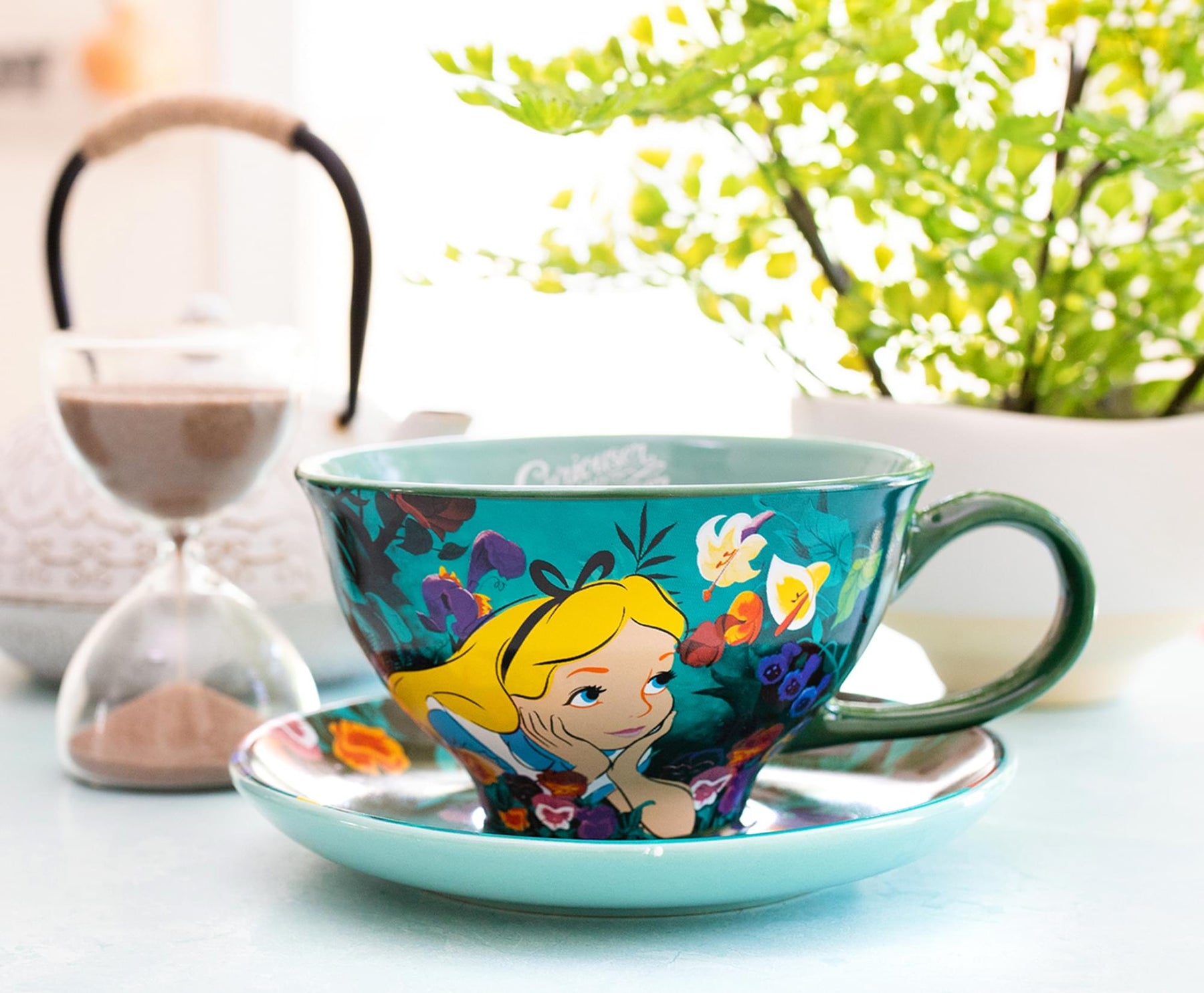 Disney Alice In Wonderland Ceramic Teacup and Saucer Set | SDCC 2022 Exclusive