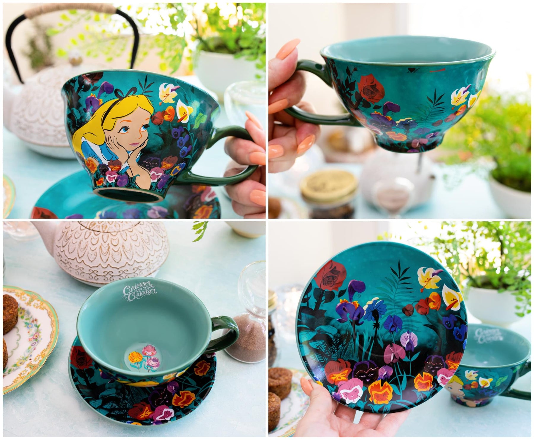 Disney Alice In Wonderland Ceramic Teacup and Saucer Set | SDCC 2022 Exclusive