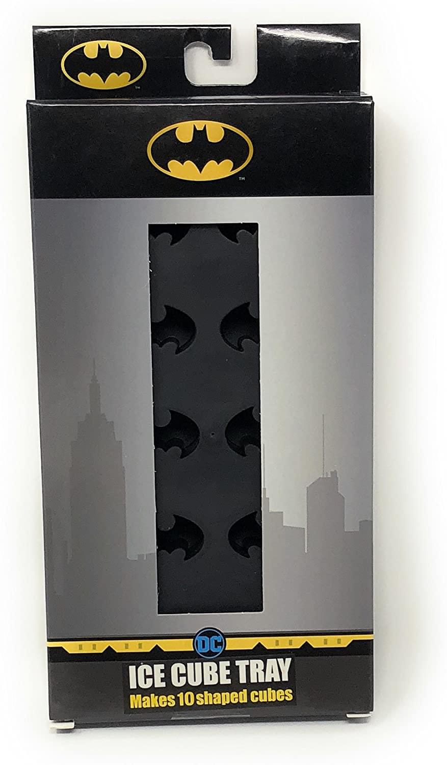 DC Comics Batman Logo Silicone Ice Cube Tray | Makes 10 Molded Cubes