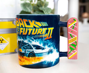 Back To The Future 2 Hoverboard Sculpted Handle Ceramic Mug | Holds 20 Ounces
