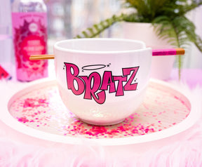 Bratz 20-Ounce Ceramic Ramen Bowl and Chopstick Set