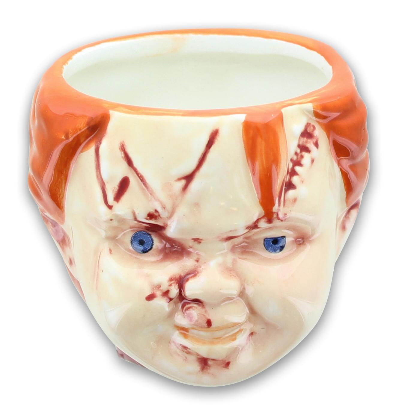 Child's Play Chucky 3.5oz Sculpted Ceramic Mini Mug