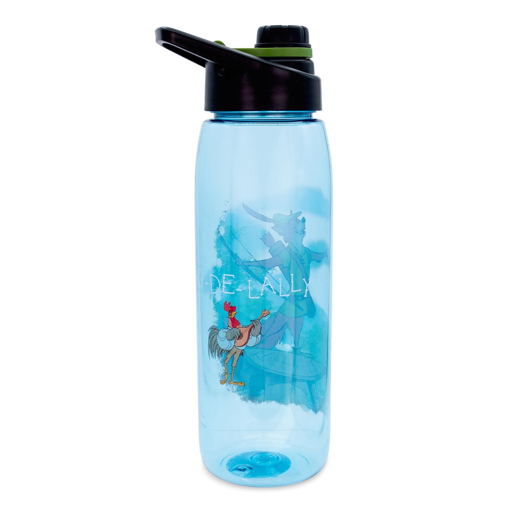 Disney Robin Hood "What A Good Day" Water Bottle with Lid | Holds 28 Ounces