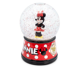 Disney Minnie Mouse Light-Up Collectible Snow Globe | 6 Inches Tall
