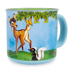 Disney Bambi Meadow Scene Ceramic Camper Mug | Holds 20 Ounces