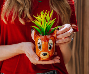 Disney Bambi 5-Inch Ceramic Mini Planter with Artificial Succulent
