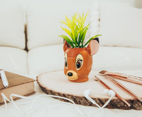 Disney Bambi 5-Inch Ceramic Mini Planter with Artificial Succulent