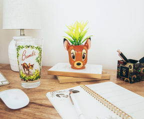 Disney Bambi 5-Inch Ceramic Mini Planter with Artificial Succulent
