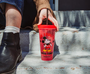 Disney Classic Mickey Mouse "Aw Shucks" Color-Changing Plastic Tumbler