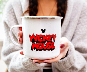 Disney Mickey Mouse "Aw Shucks" Ceramic Camper Mug | Holds 20 Ounces