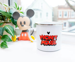 Disney Mickey Mouse "Aw Shucks" Ceramic Camper Mug | Holds 20 Ounces