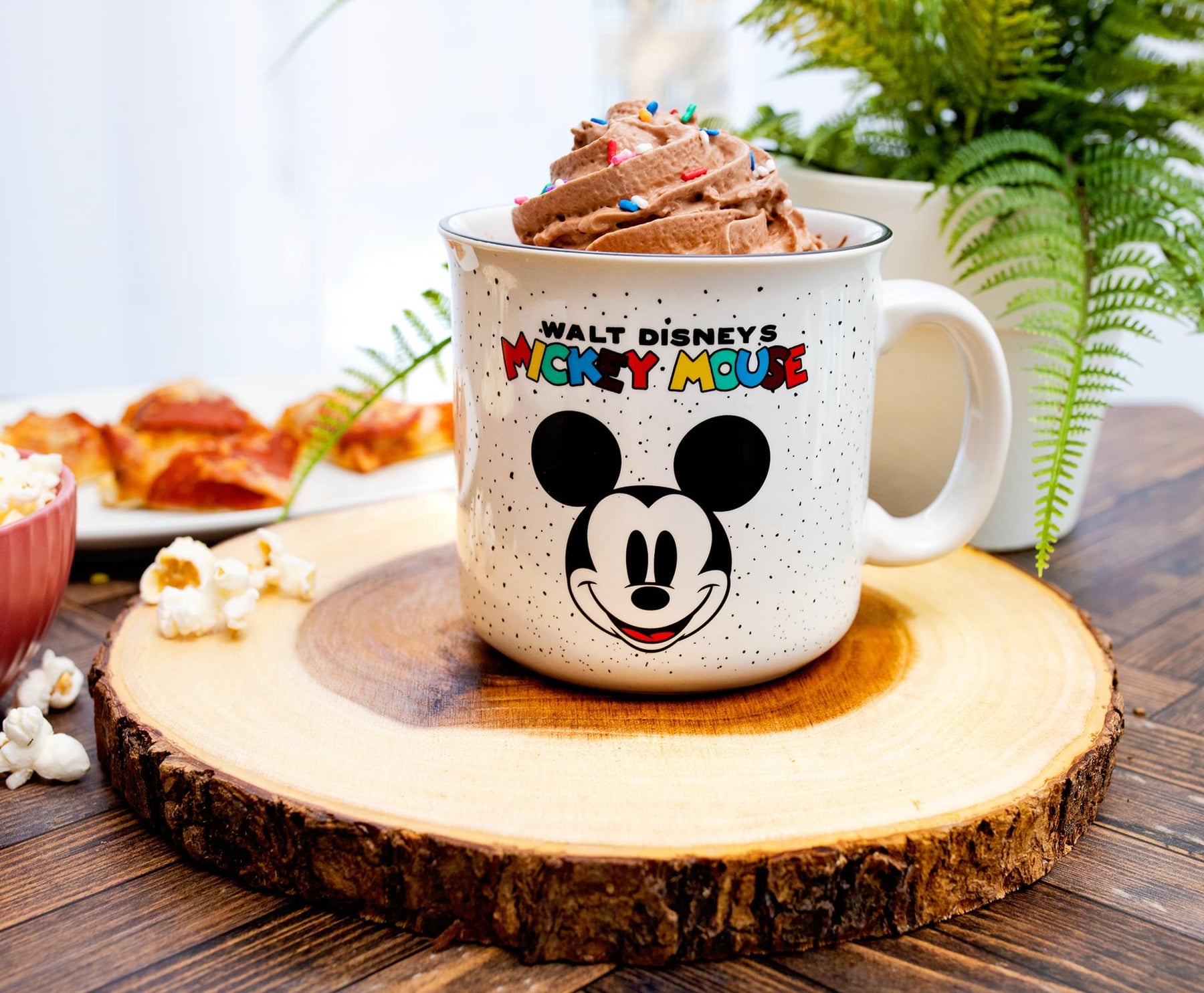 Disney Mickey Mouse Rainbow Ceramic Camper Mug | Holds 20 Ounces