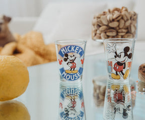 Disney Vintage Mickey Mouse 2-Ounce Mini Shot Glasses | Set of 6