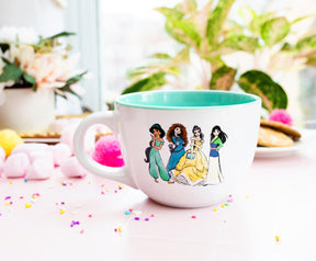 Disney Princess Royal Gathering Ceramic Soup Mug | Holds 24 Ounces