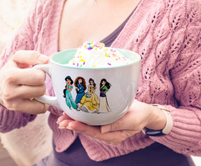 Disney Princess Royal Gathering Ceramic Soup Mug | Holds 24 Ounces