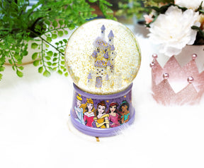 Disney Princess Castle Light-Up Snow Globe | 6 Inches Tall