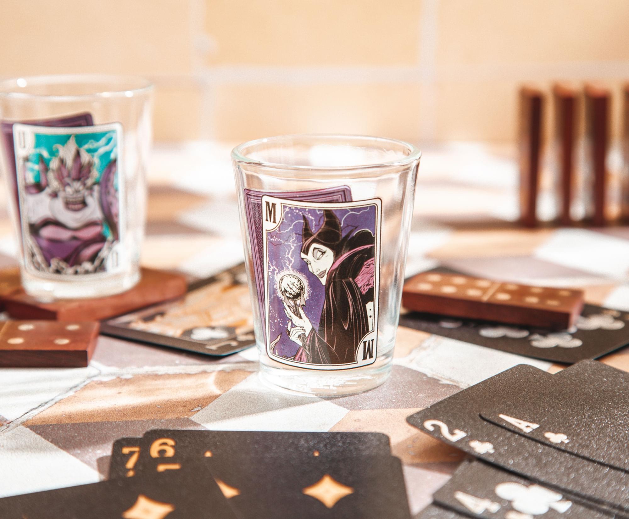 Disney Villains Portraits 1-Ounce Mini Shot Glasses | Set of 4