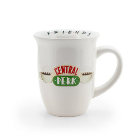 Friends Central Perk Flared Rim Collectible Ceramic Coffee Mug | Holds 16 Ounces