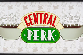 Friends Central Perk Wall Sign | Gel Coated Collectible Sign | 18 x 10 Inches