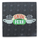 Friends Central Perk Logo 6 x 6 Inch Wood Box Wall Sign