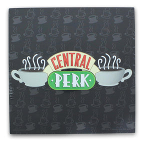 Friends Central Perk Logo 6 x 6 Inch Wood Box Wall Sign
