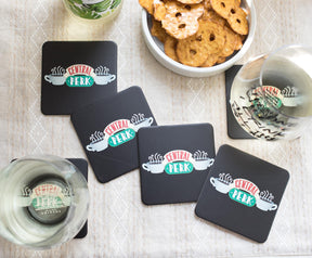 Friends Central Perk Logo Paper Drink Coasters | Set of 6