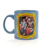 Friends Blue Coffee Mug | Friends Group In Monica's Frame | Cup Holds 20 Ounces