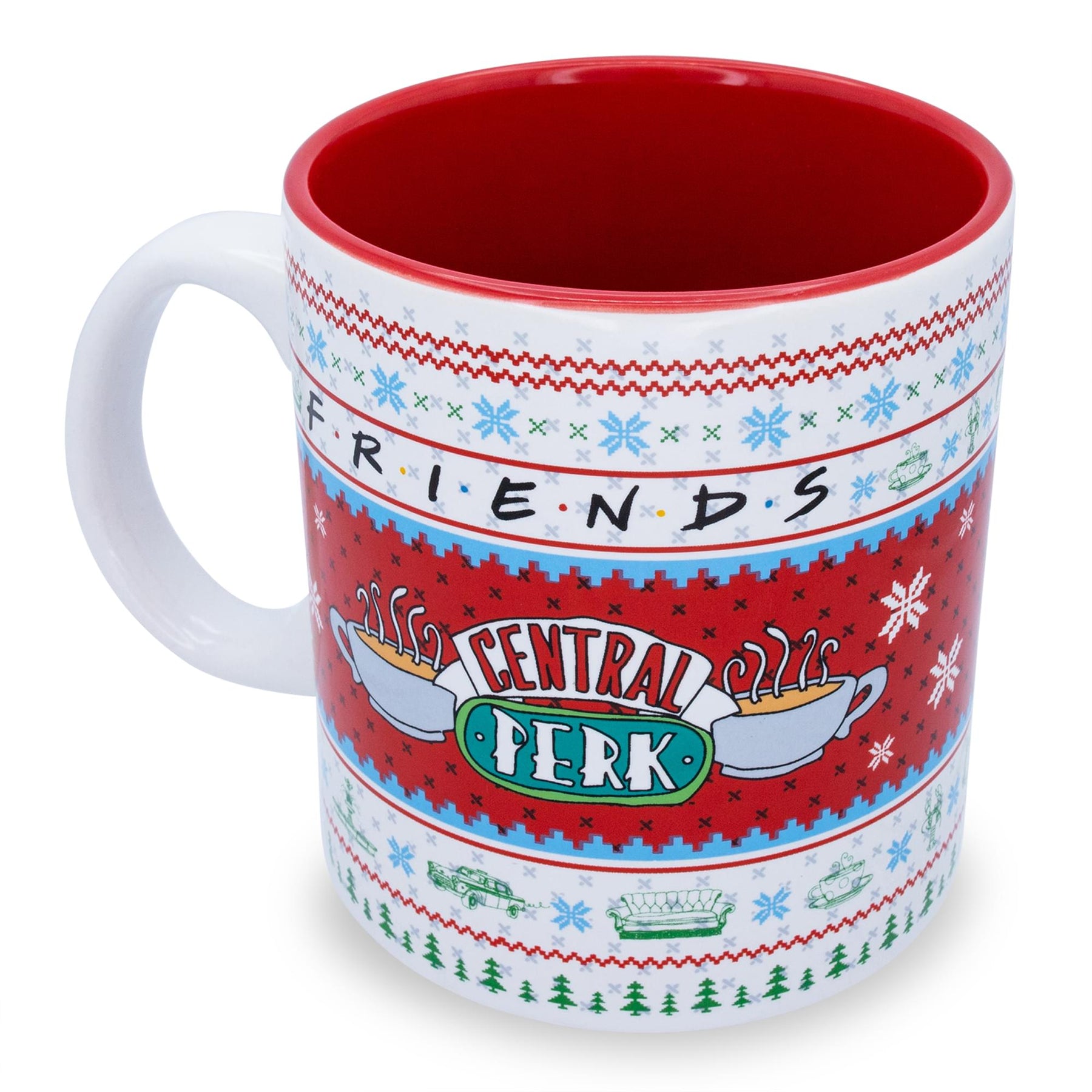 Friends Central Perk Holiday Sweater Ceramic Mug | Holds 20 Ounces