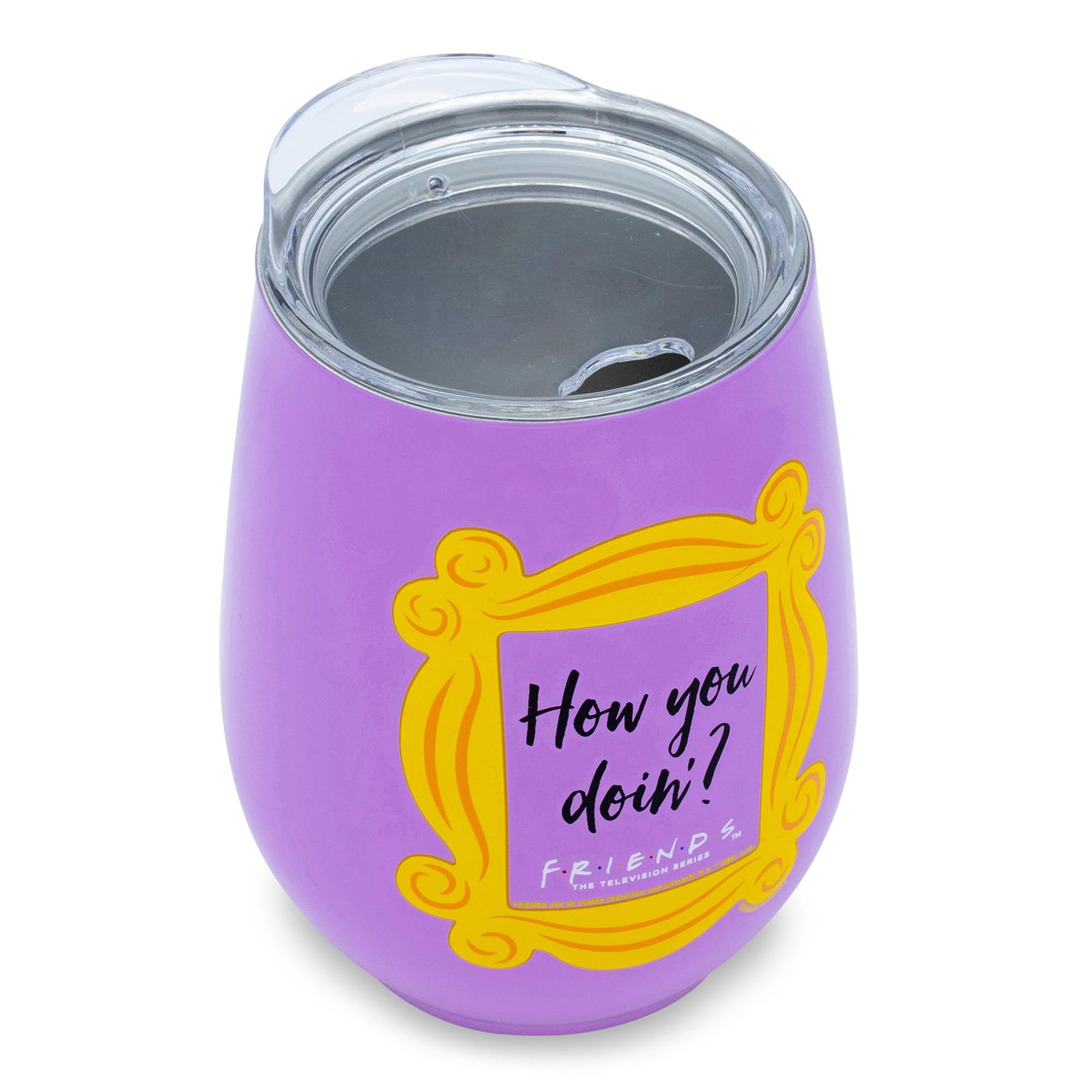 Friends "How You Doin?" Double-Walled Stainless Steel Tumbler | Holds 10 Ounces