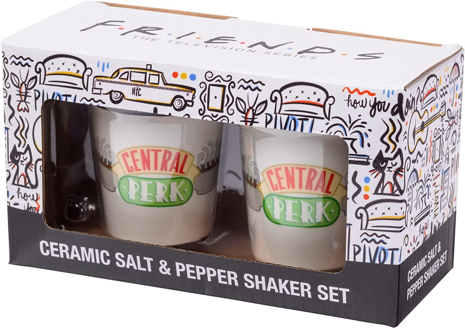 Friends Central Perk To-Go Cups Ceramic Salt and Pepper Shaker Set