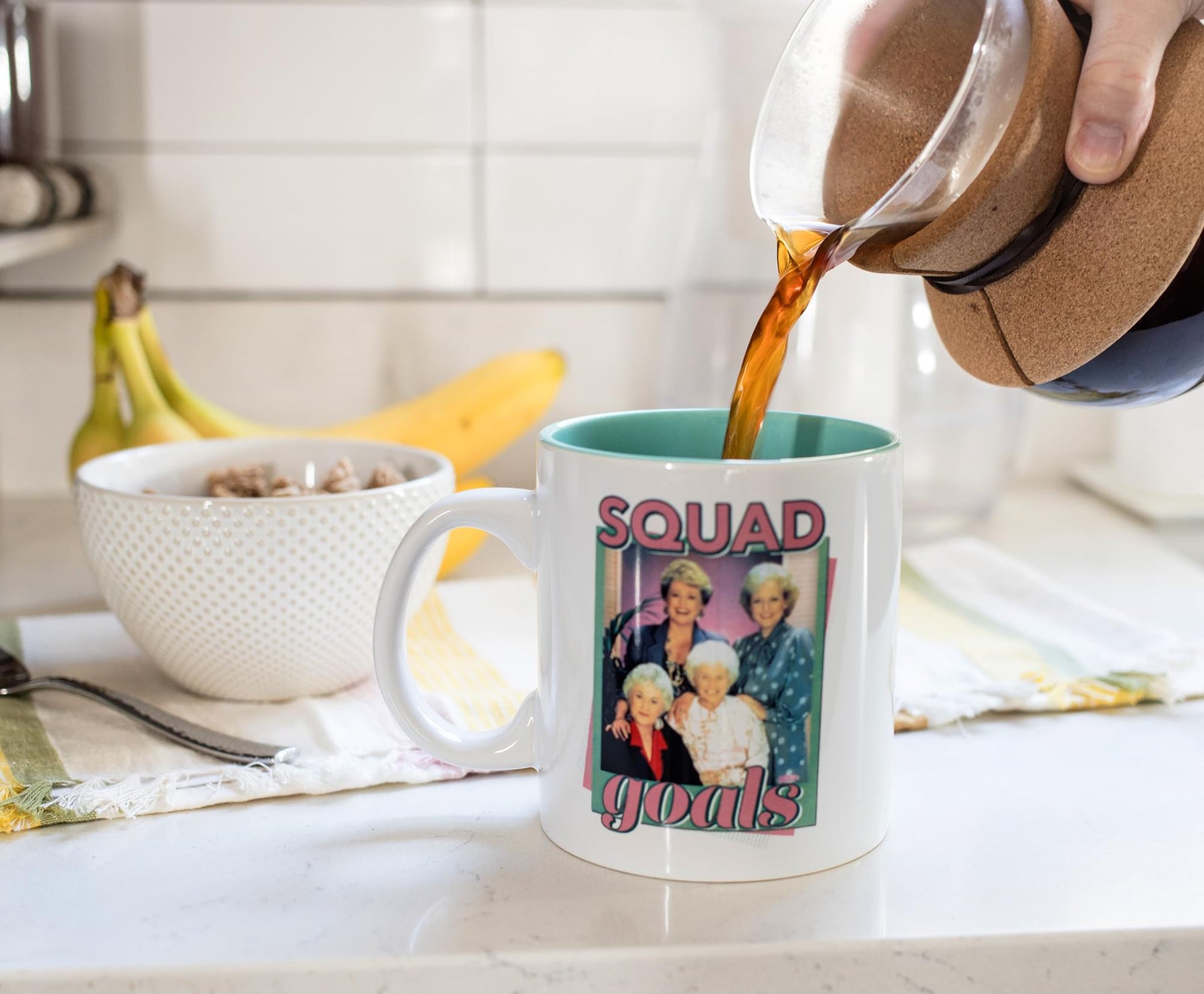 The Golden Girls "Squad Goals" Ceramic Mug | Holds 20 Ounces