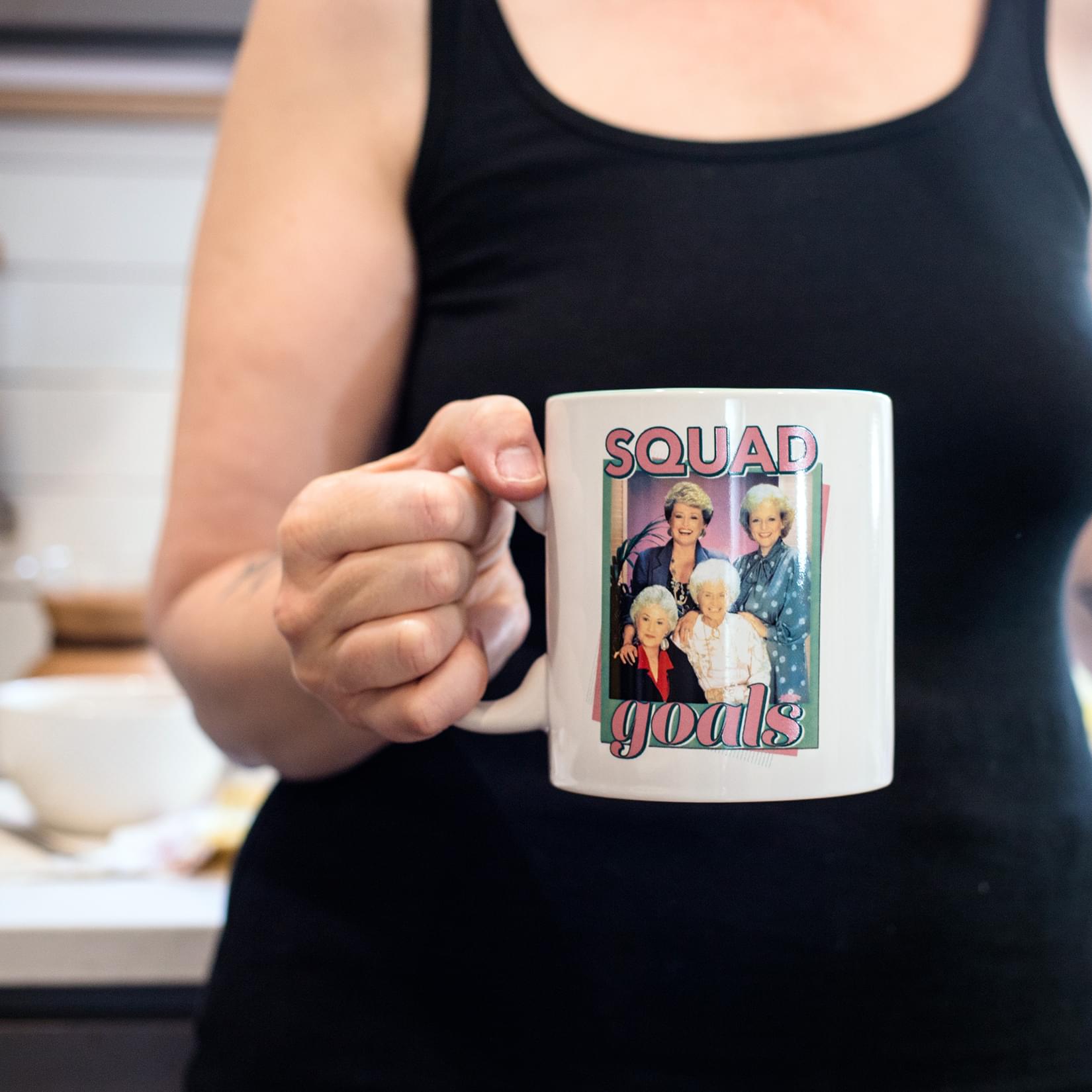 The Golden Girls "Squad Goals" Ceramic Mug | Holds 20 Ounces