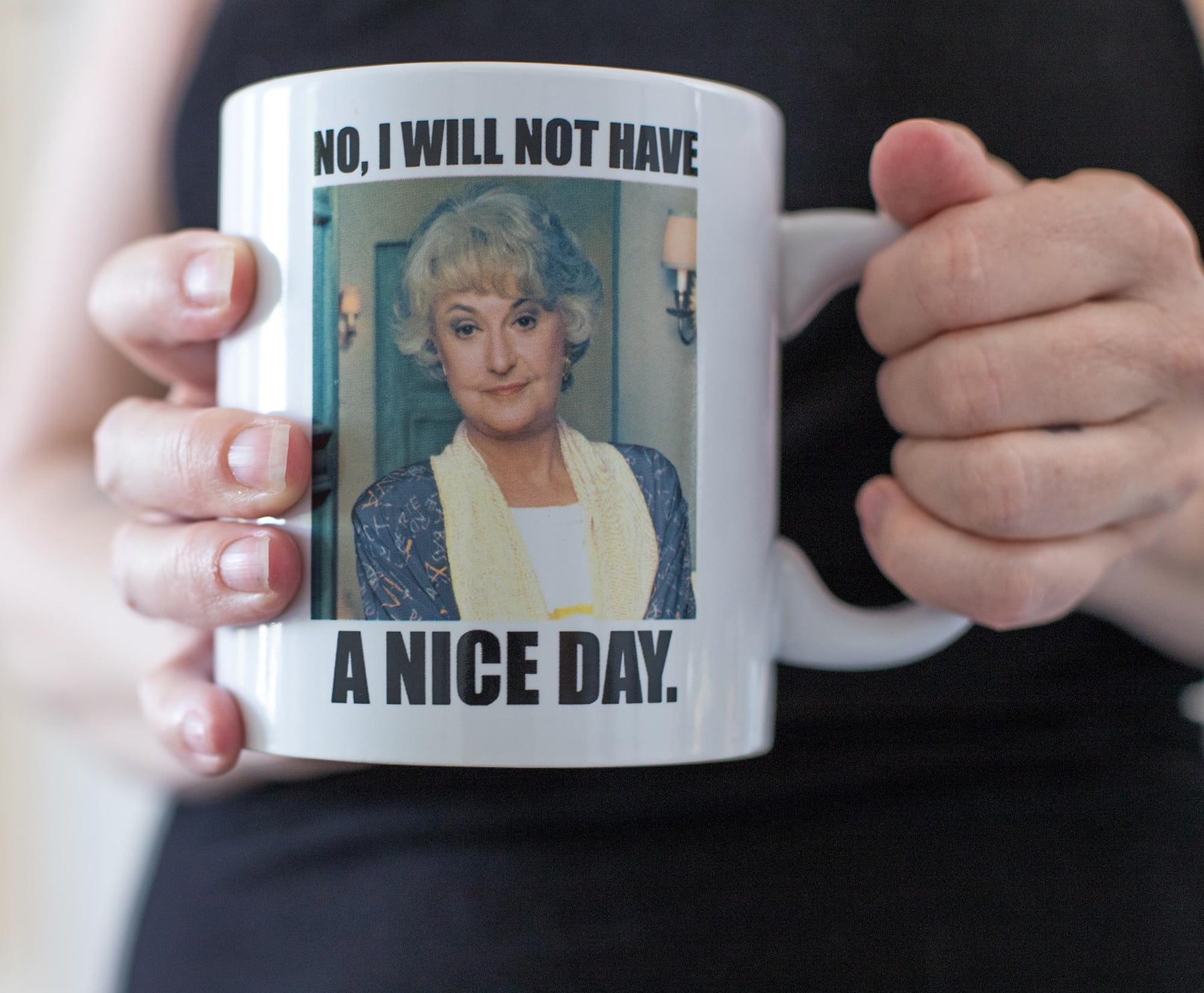 The Golden Girls Dorothy I Will Not Have A Nice Day 20oz Ceramic Mug Toynk Exclusive