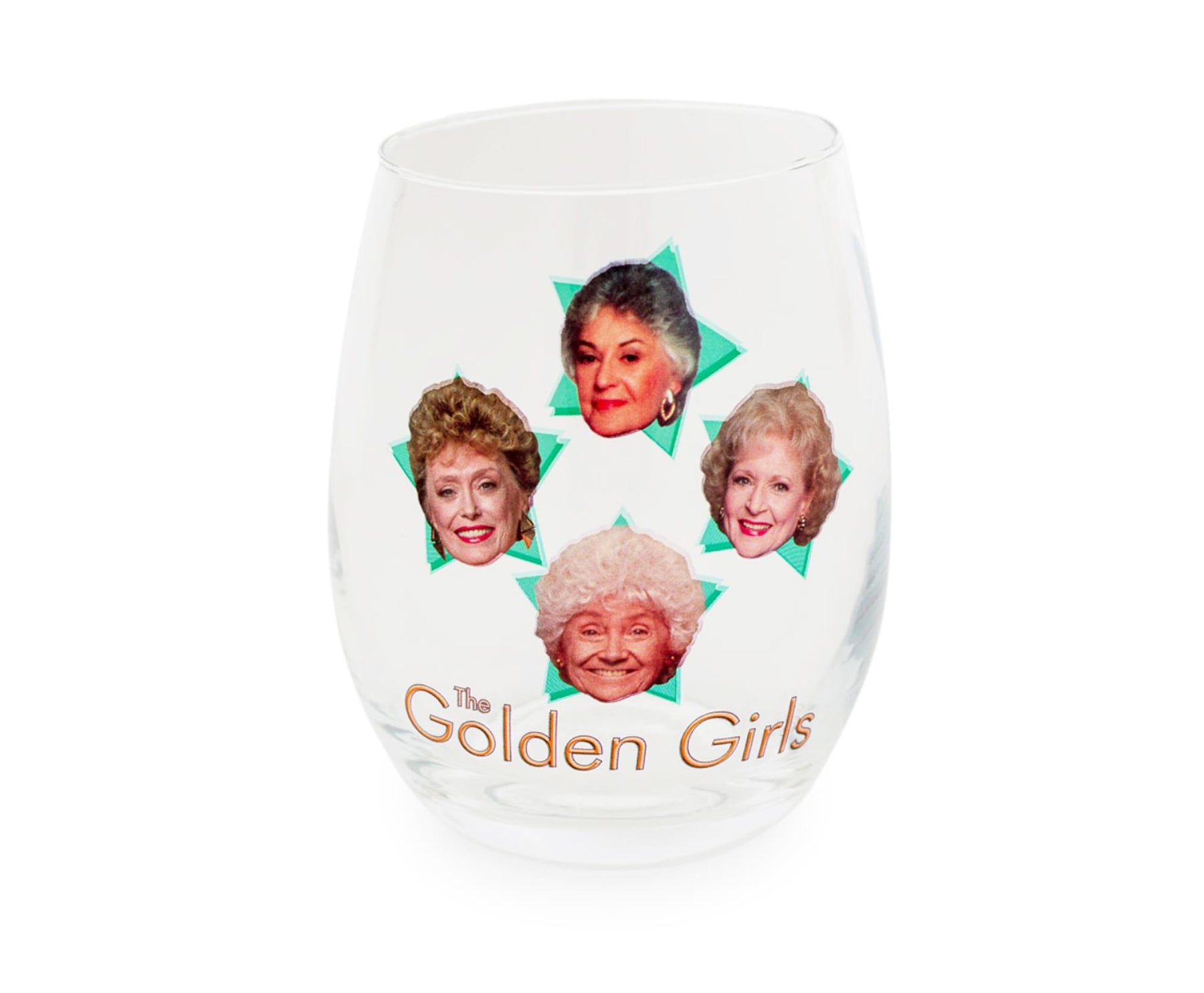 The Golden Girls Stars Stemless Wine Glass | Holds 20 Ounces