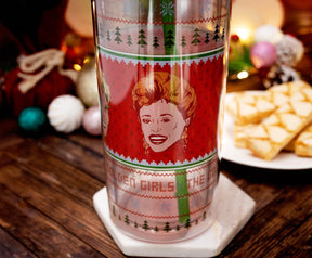 The Golden Girls Holiday Sweater Carnival Cup With Lid and Straw
