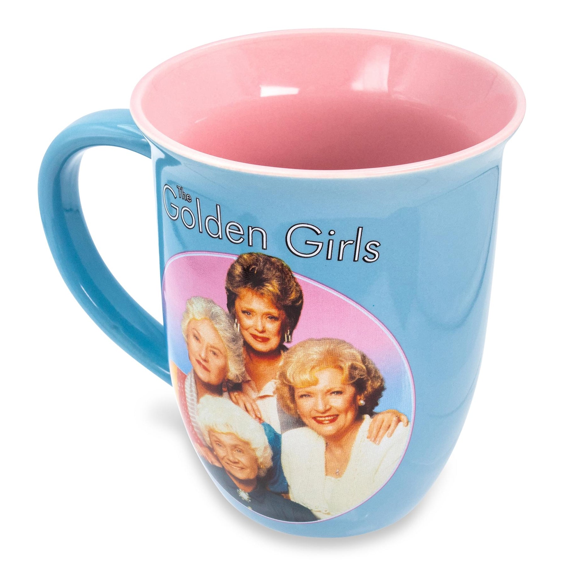 The Golden Girls "Stay Golden" Wide Rim Ceramic Coffee Mug | Holds 16 Ounces