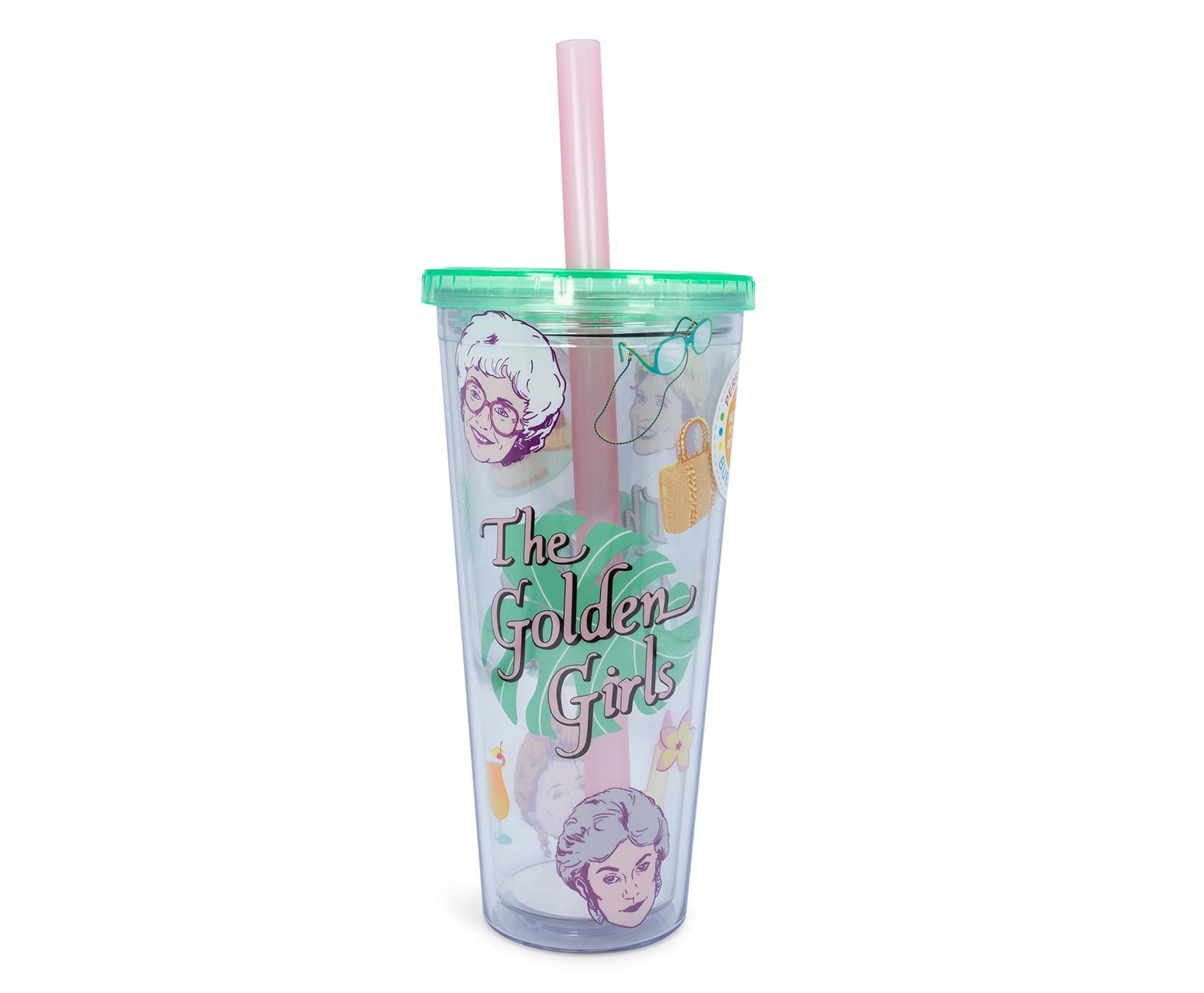 The Golden Girls Carnival Cup with Lid and Straw | 24 Ounces