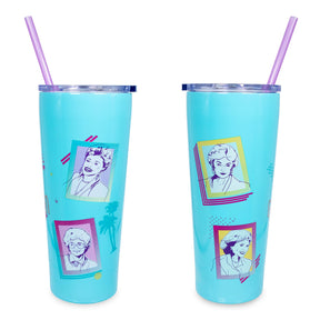 The Golden Girls Double-Walled Stainless Steel Tumbler With Straw | 22 Ounces