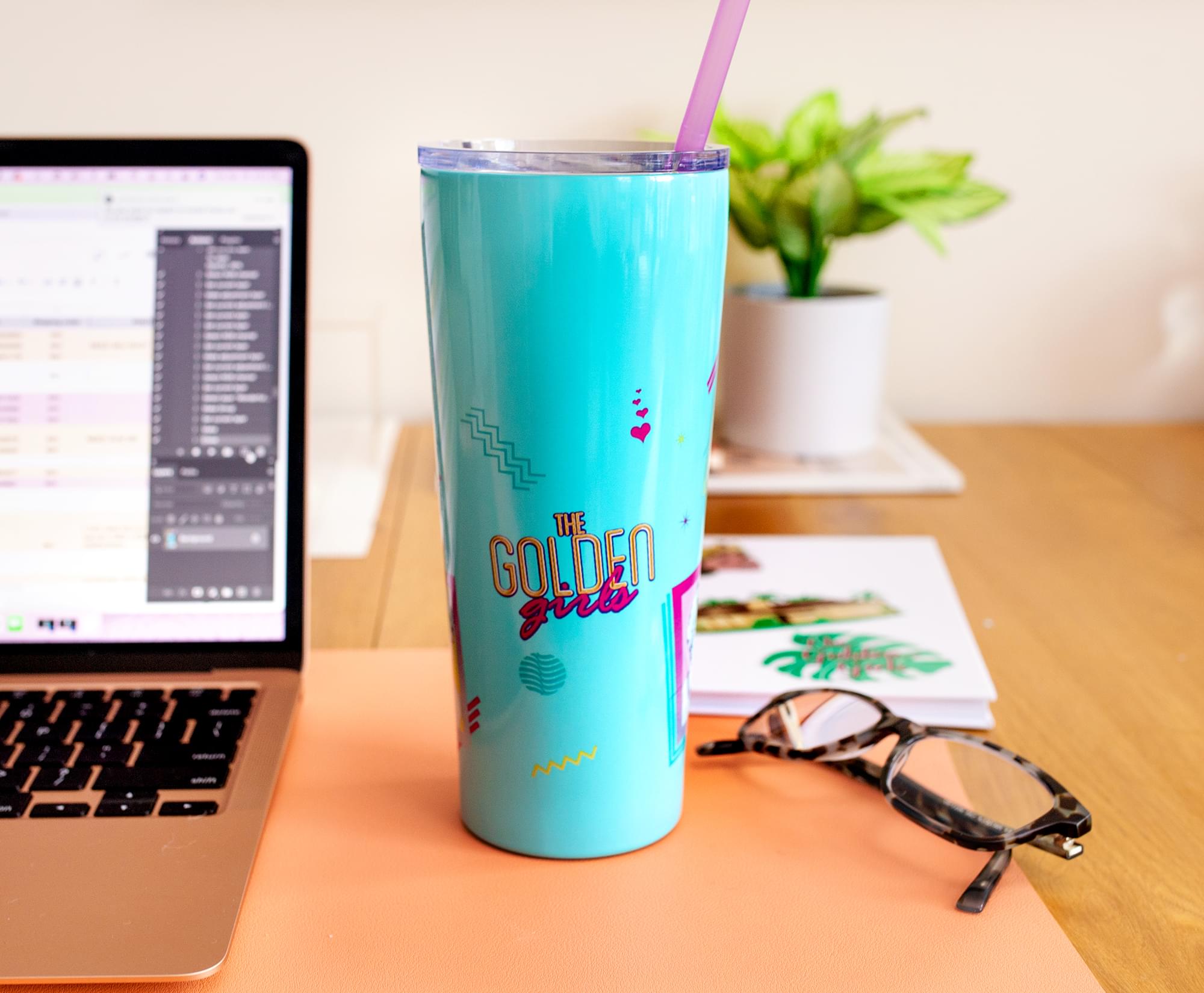 The Golden Girls Double-Walled Stainless Steel Tumbler With Straw | 22 Ounces